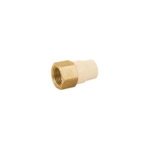 45107 - Adaptador hembra de CPVC 1/2" con inserto de latón, FOSET