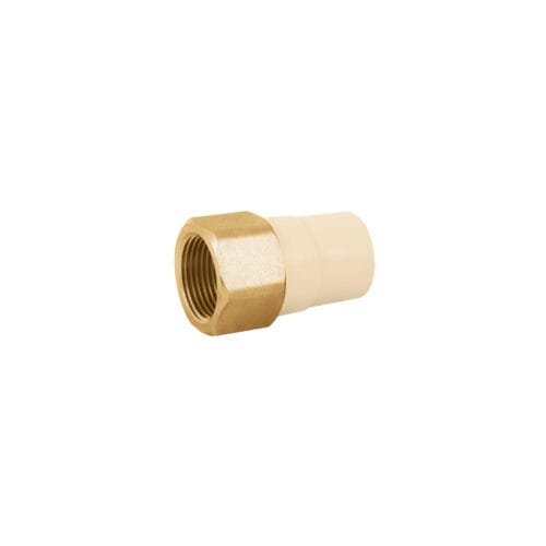45109 - Adaptador hembra de CPVC 1" con inserto de latón, FOSET