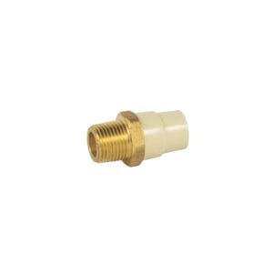 45104 - Adaptador macho de CPVC 1/2" con inserto de latón, FOSET