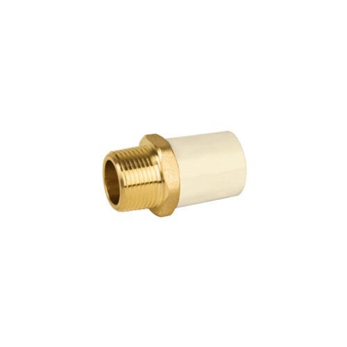CPVC-652.jpg 45105 - Adaptador macho de CPVC 3/4" con inserto de latón, FOSET