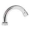 49377 - Cuello curvo para mezcladora de lavabo, cromo, Basic