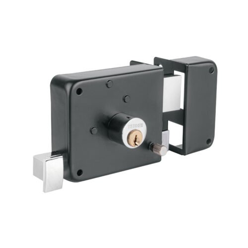 48369 - Cerradura sobreponer der instala-fácil, tradicional, negro