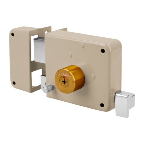 43531 - Cerradura sobreponer izquierda clásica, llave tetra, blíster