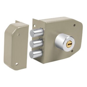 43488 - Cerradura sobreponer 3 barras instalafácil, llave puntos