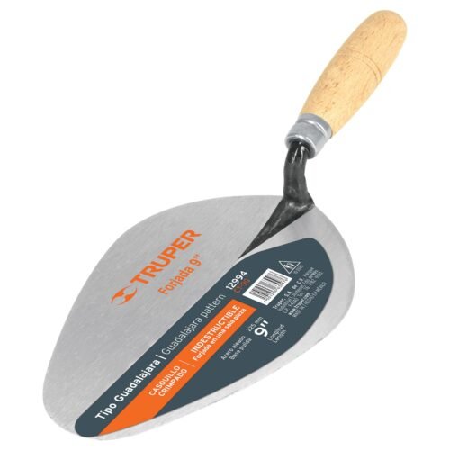 12994 - Cuchara para albañil 9" forjada tipo Guadalajara, TRUPER