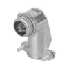 47343 - Conector curvo 1/2" para tubo flexible metálico, Volteck