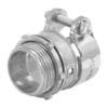47341 - Conector recto 3/4" para tubo flexible metálico, Volteck