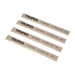 16921 - Cuchillas para canteadora CANT-8X-2, 4 pzs en caja, TRUPER