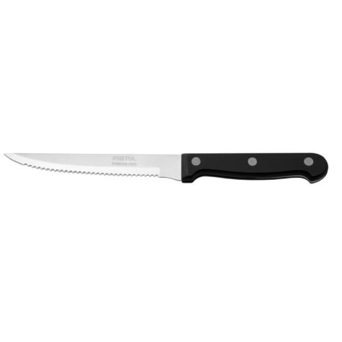 23092 - Cuchillo con sierra para asado 5" mango de plástico, Pretul