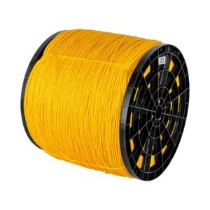 44472 - Kilo de cuerda amarilla de polipropileno 4mm, carrete 20 kg