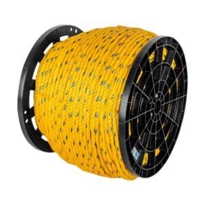 44488 - Kilo de cuerda amarilla de polipropileno 11mm, carrete 20kg