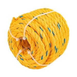 40097 - Metro de cuerda amarilla de polipropileno 13 mm, rollo 13m