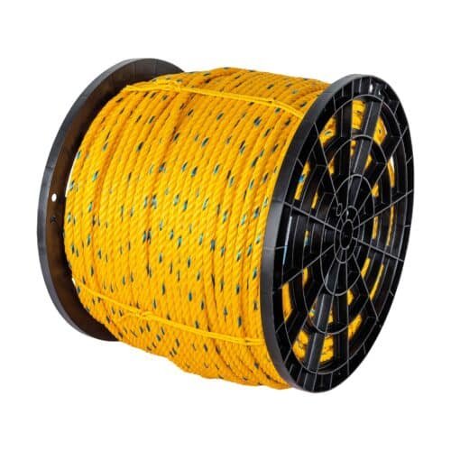 CUE-13K.jpg 44489 - Kilo de cuerda amarilla de polipropileno 13mm, carrete 30kg