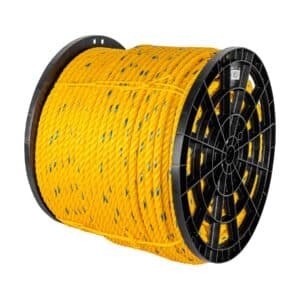 44490 - Kilo de cuerda amarilla de polipropileno 16mm, carrete 30kg