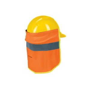 12355 - Cubrenuca para casco, naranja con reflejante, Truper