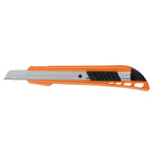 16968 - Cutter 9 mm reforzado de plástico con alma metálica, Truper