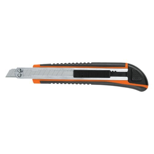 16971 - Cutter 9 mm profesional con alma metálica y grip, Truper