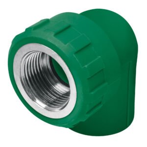 49861 - Codo 90° PPR, 1/2", rosca hembra con inserto metálico, Foset