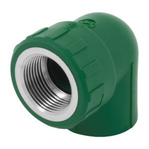 49863 - Codo 90° PPR,  1", rosca hembra con inserto metálico, Foset