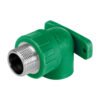 45266 - Codo oreja 90° PPR,  3/4", macho con inserto metálico, Foset