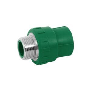 49881 - Adaptador PPR 1" macho con inserto metálico, Foset