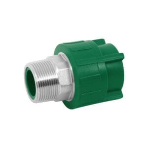 45450 - Adaptador PPR 1-1/4" macho con inserto metálico, Foset