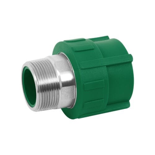 CV-615.jpg 45451 - Adaptador PPR 1-1/2" macho con inserto metálico, Foset