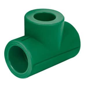49843 - Tee reducida de PPR 3/4" x 1/2" x 1/2", Foset