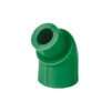 45553 - Codo 45° de PPR, 1/2" (20mm), macho-hembra, FOSET