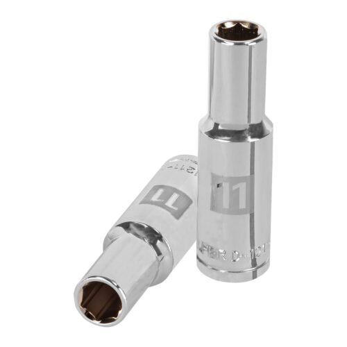 13351 - Dado largo de 11 mm, 6 puntas, cuadro 1/2", Truper