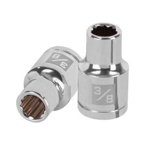 13300 - Dado de 3/8", 12 puntas, cuadro 1/2", Truper