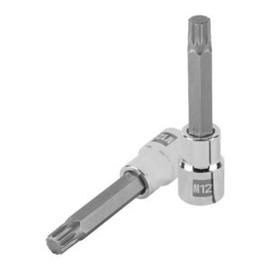 101302 - Dado punta larga bristol M12, cuadro 1/2", Truper