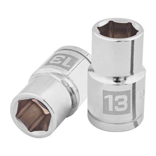 13263 - Dado de 13 mm, 6 puntas, cuadro 1/2", Truper
