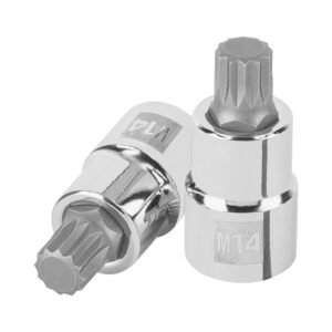 101246 - Dado punta corta bristol M14, cuadro 1/2", Truper