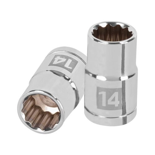 D-1214-EM.jpg 13528 - Dado de 14 mm, 12 puntas, cuadro 1/2", Truper