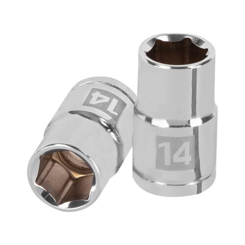 13264 - Dado de 14 mm, 6 puntas, cuadro 1/2", Truper