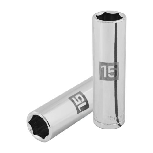 13355 - Dado largo de 15 mm, 6 puntas, cuadro 1/2", Truper