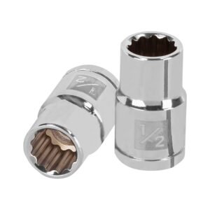 13302 - Dado de 1/2", 12 puntas, cuadro 1/2", Truper