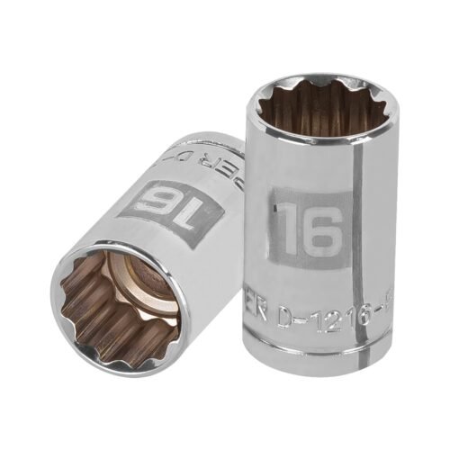 13530 - Dado de 16 mm, 12 puntas, cuadro 1/2", Truper