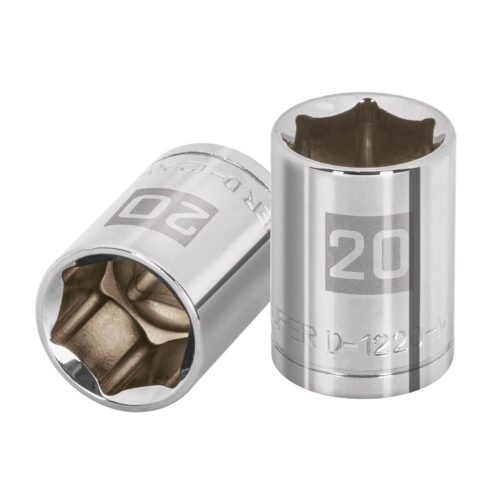 13270 - Dado de 20 mm, 6 puntas, cuadro 1/2", Truper