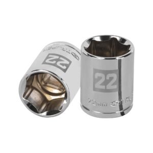 13272 - Dado de 22 mm, 6 puntas, cuadro 1/2", Truper