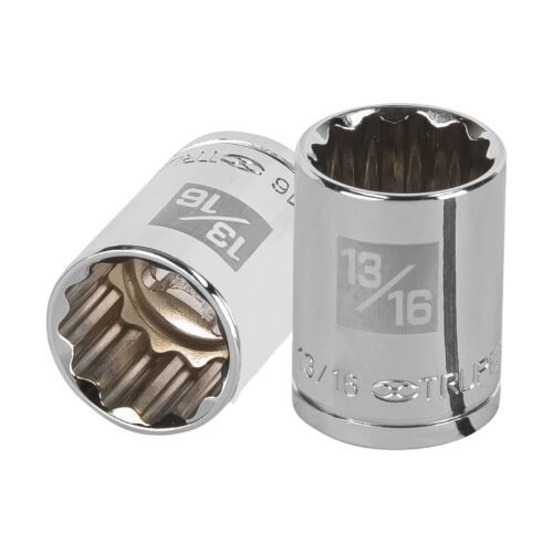 13307 - Dado de 13/16", 12 puntas, cuadro 1/2", Truper