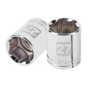 101007 - Dado de 27 mm, 6 puntas, cuadro 1/2", Truper