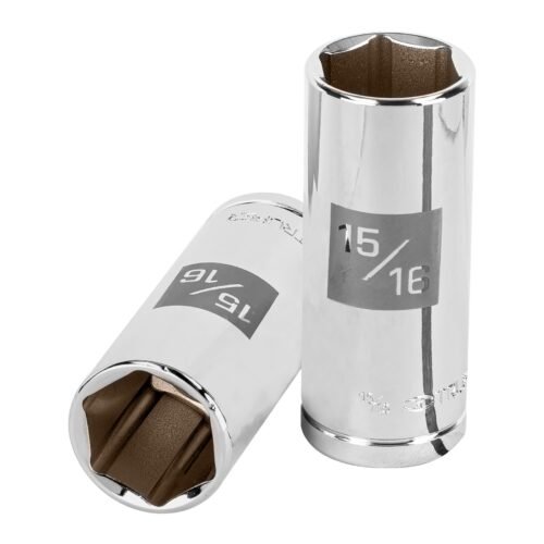 13332 - Dado largo de 15/16", 6 puntas, cuadro 1/2", Truper