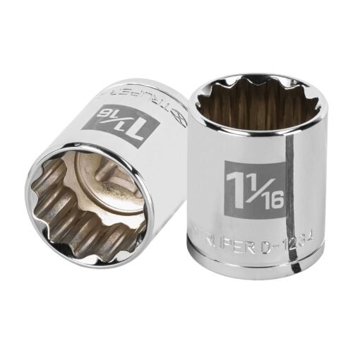 13311 - Dado de 1-1/16", 12 puntas, cuadro 1/2", Truper