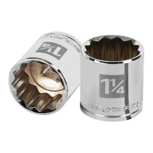 13314 - Dado de 1-1/4", 12 puntas, cuadro 1/2", Truper