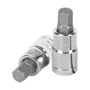D-1241-7-16.jpg 13254 - Dado punta hexagonal de 7/16", cuadro 1/2", Truper