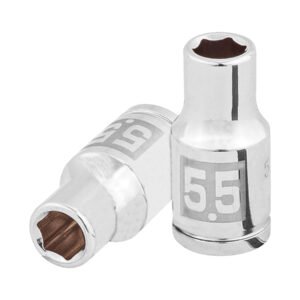 100966 - Dado de 5.5 mm, 6 puntas, cuadro 1/4", Truper