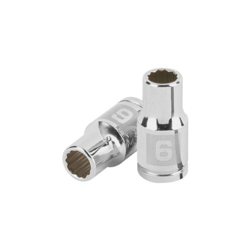 D-1406-BM.jpg 100978 - Dado de 6 mm, 12 puntas, cuadro 1/4", Truper