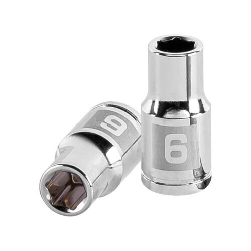 D-1406-M.jpg 13168 - Dado de 6 mm, 6 puntas, cuadro 1/4", Truper
